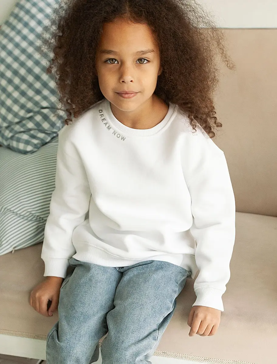 

Джемпер, Белый;молочный