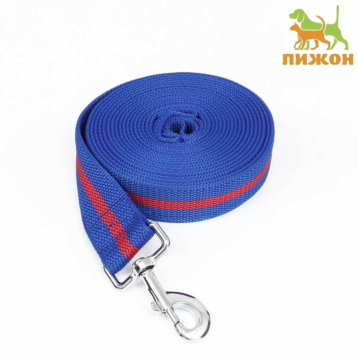 

Поводок 5 м х 4 см, сине-красный, Красный;синий