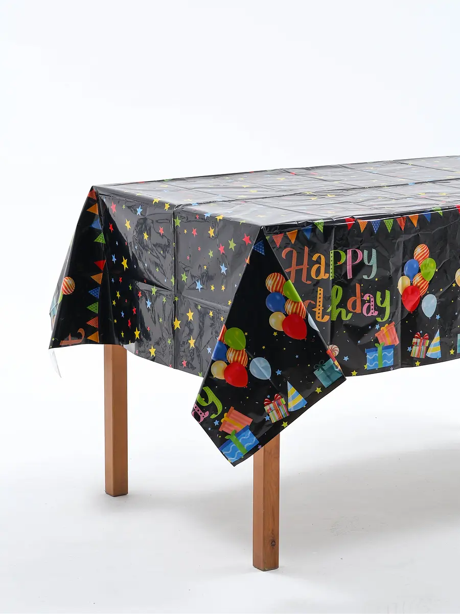 

Скатерть одноразовая, Черный