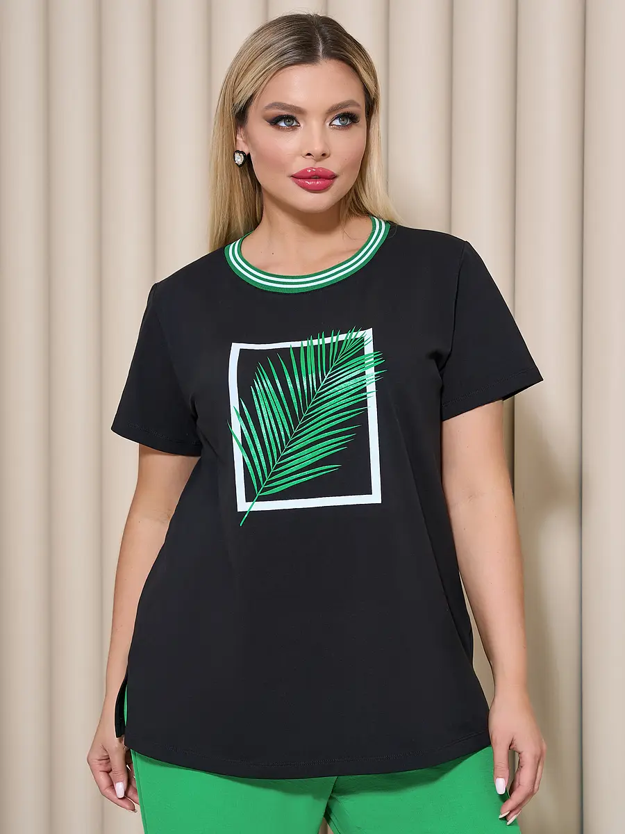 

Футболка, Черный;черный каменный