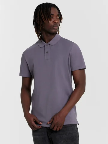 Поло мужское серое