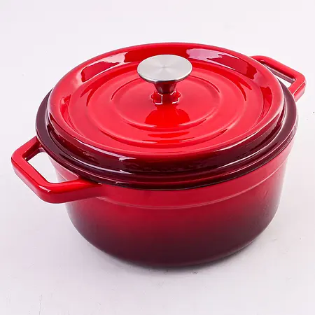 

Кастрюля чугунная 2,6 л, Красный