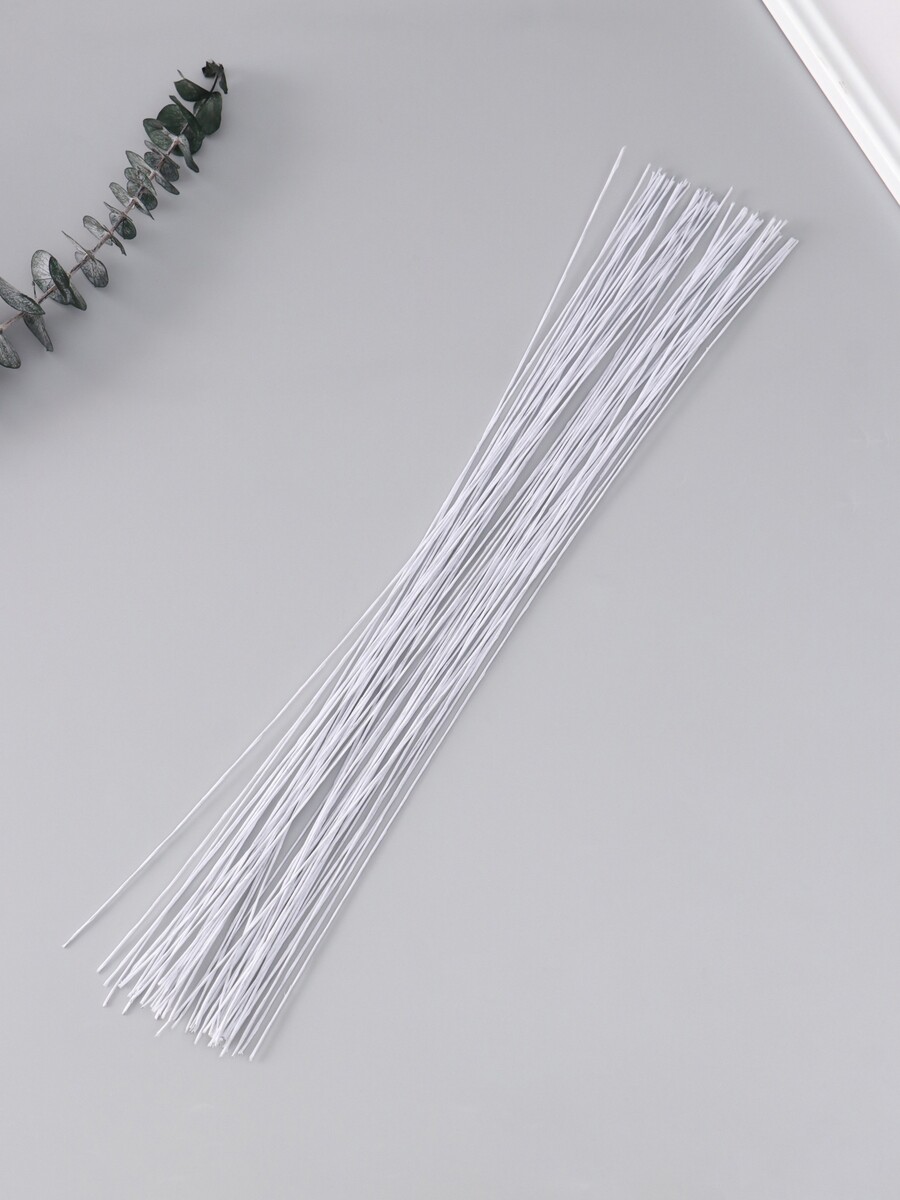 

Проволока флористическая, Белый