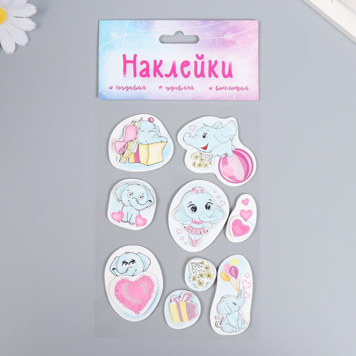 

Картонные наклейки для декора