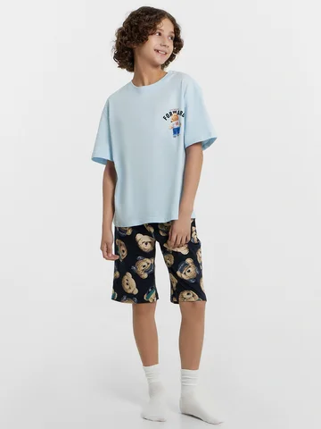 Комплект домашний для мальчиков с принто