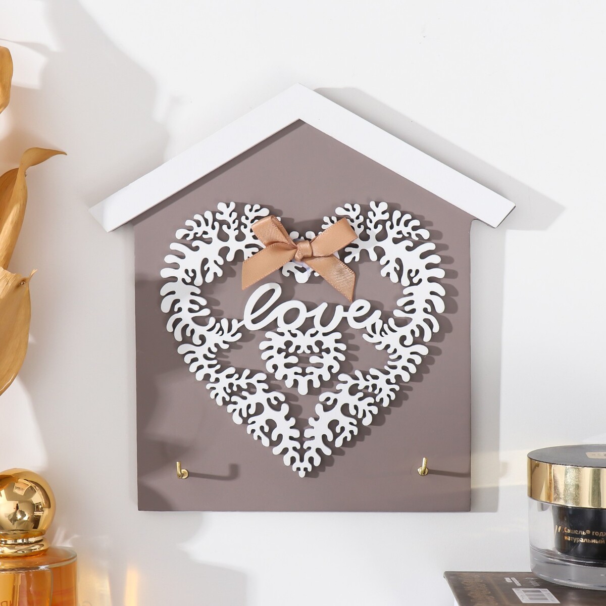 

Настенные крючки декоративные, Коричневый