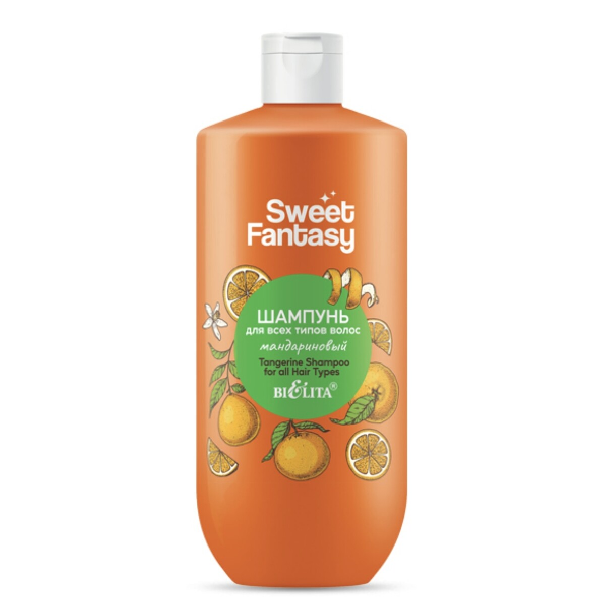 

Шампунь для всех типов волос Мандариновый 400мл Sweet Fantasy