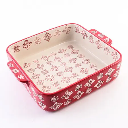 

Форма для запекания керамическая, Красный