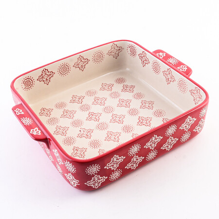 

Форма для запекания керамическая, Красный