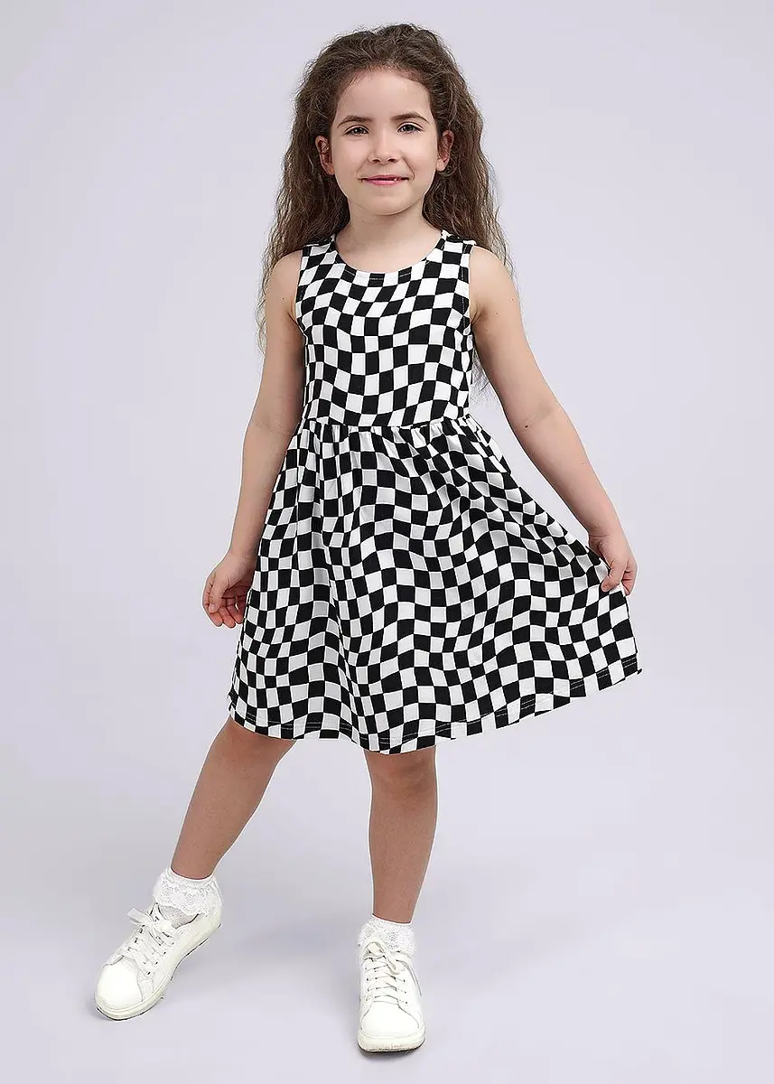 

Платье, Черный;белый/черный