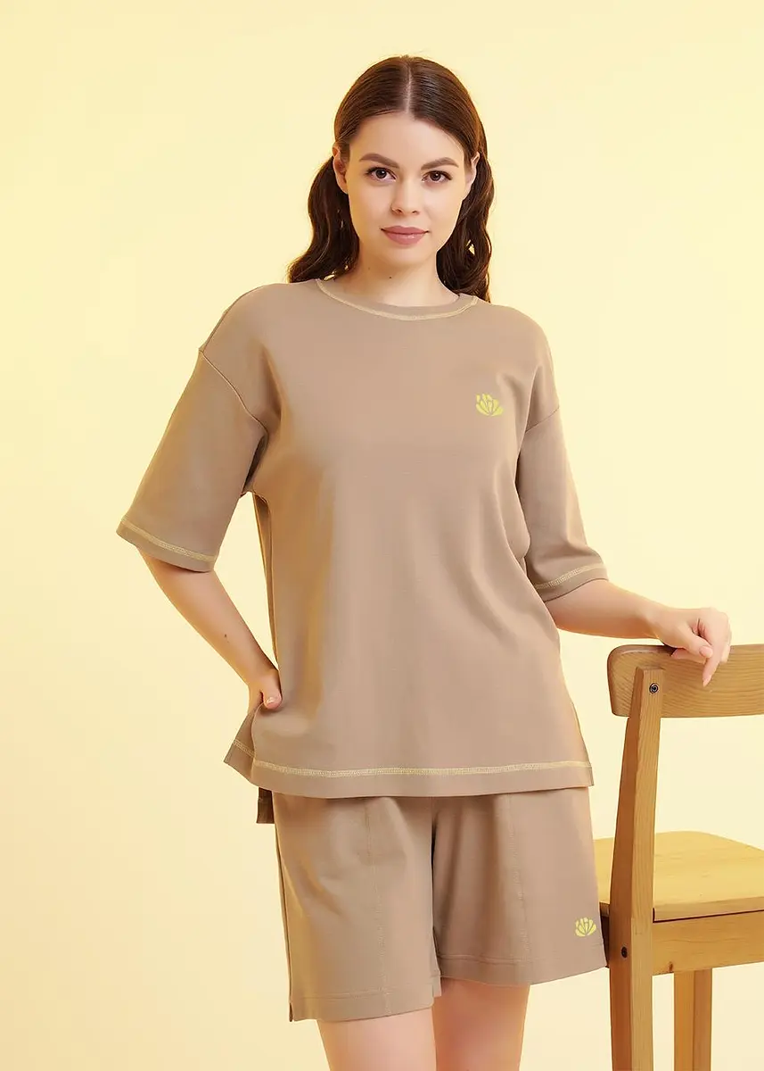 

Шорты, Коричневый;св.коричневый