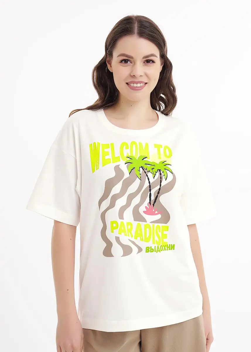 

Футболка, Белый;молочный