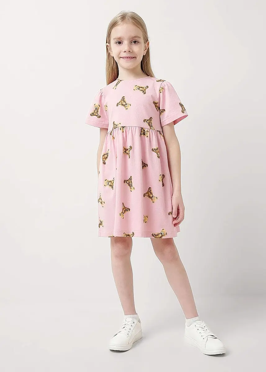 

Платье, Розовый;розовый/т.бежевый