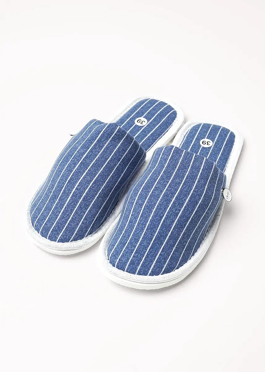 

Тапки, Джинсовый/св.серый