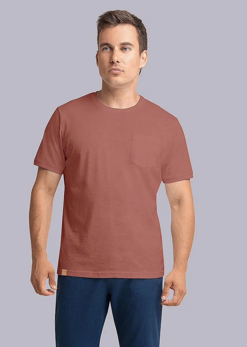 

Футболка, Коричневый;т.коралловый