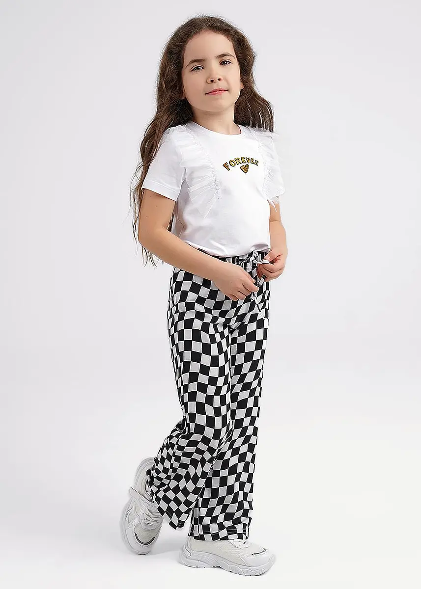 

Брюки, Белый;черный;белый/черный