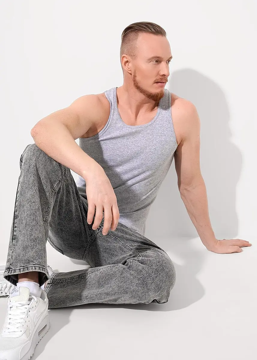 

Майка, Серый;меланж св.серый