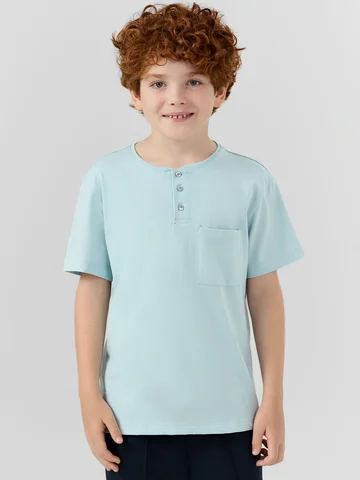 Футболка для мальчиков голубая