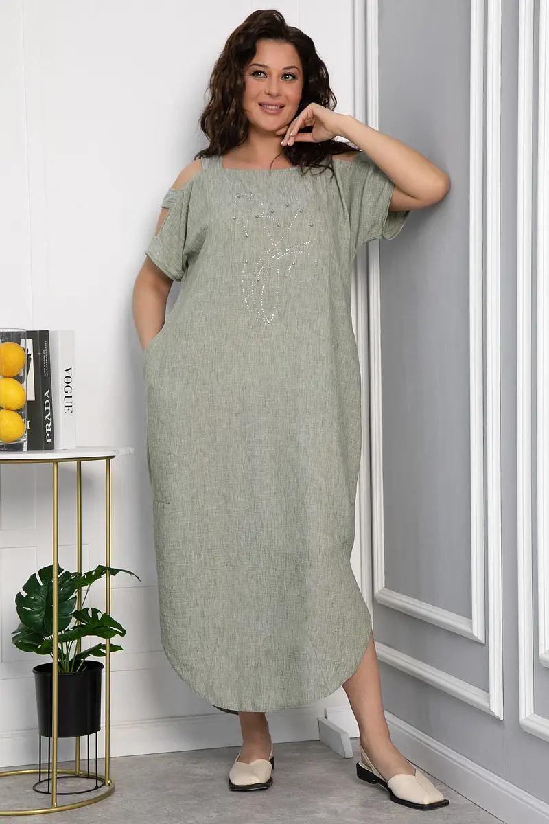 

Платье, Зеленый