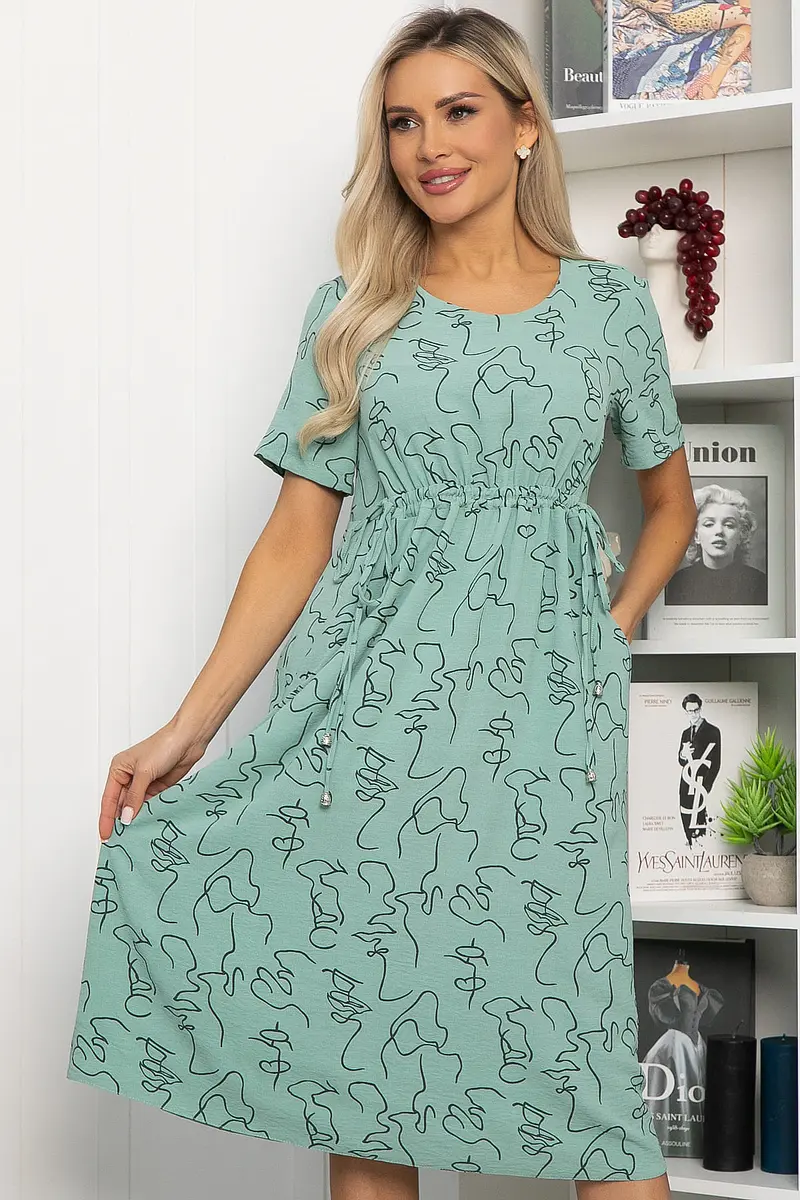 

Платье, Зеленый