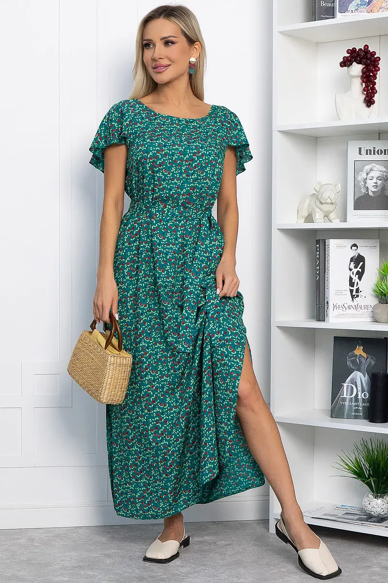 

Платье, Зеленый