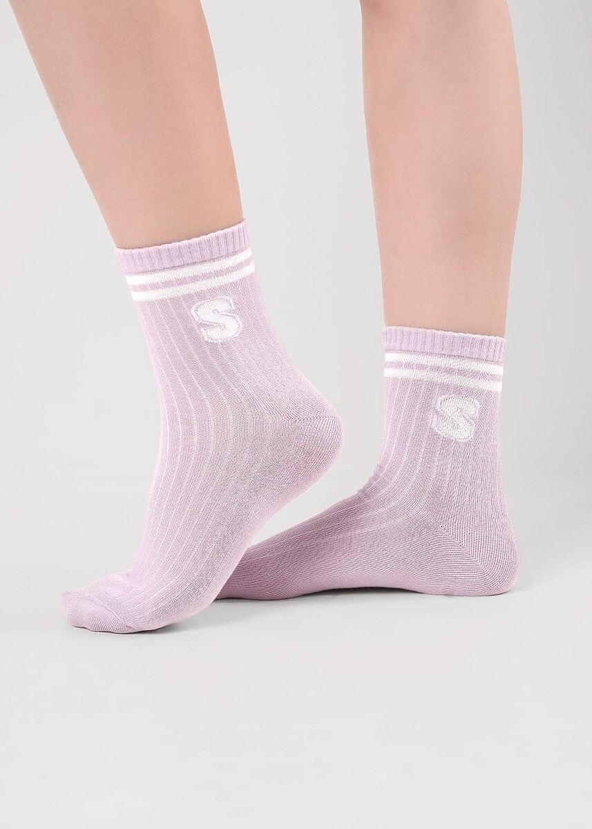 

Носки, Фиолетовый;св.фиолетовый