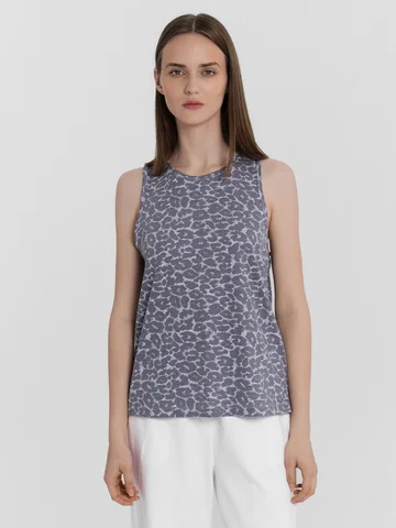 Топ женский с анималистичным принтом