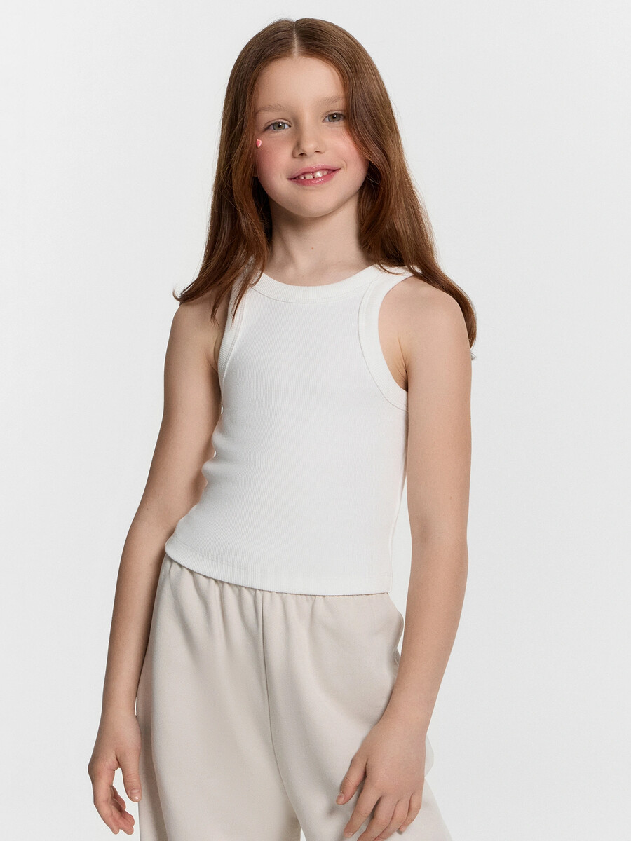 

Топ для девочек, Белый