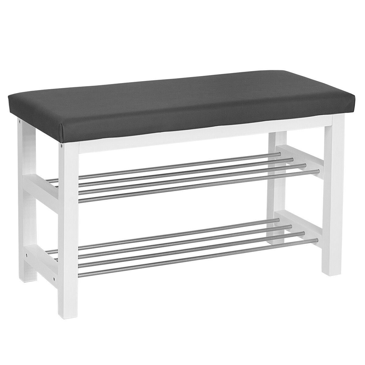 

Банкетка BeautyStyle 4 белый/экокожа серый, Серый;серый_