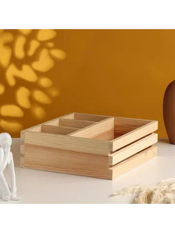 Подарочный ящик, 25×22×8.5 см, деревянны