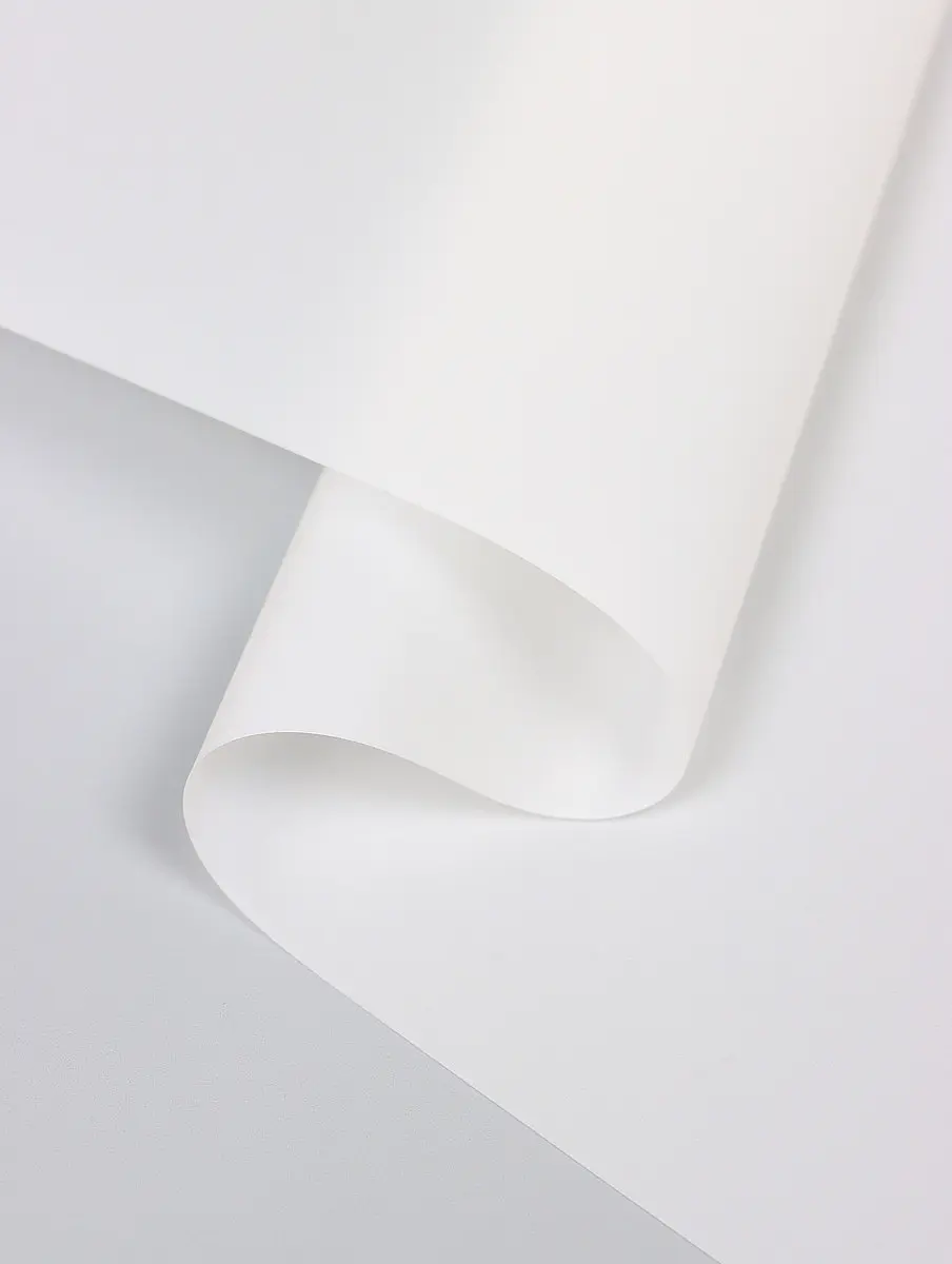 

Пленка матовая двухсторонняя для цветов и декора, 50 мкм, 0.6×7.3±5% м, 200 г, Белый