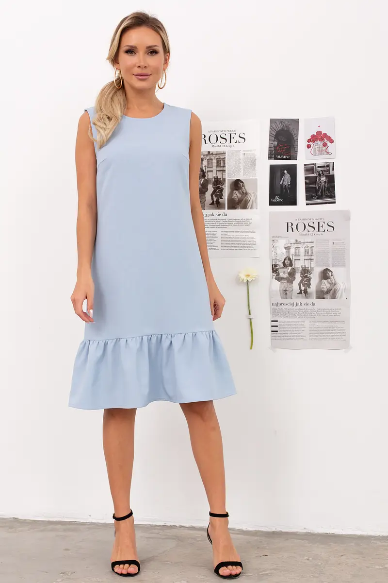 

Платье, Голубой;светло-голубой