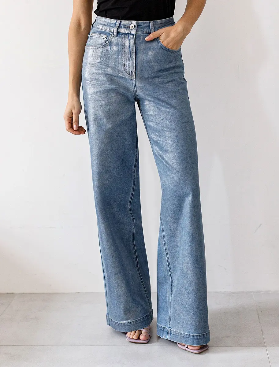 

Джинсы, Голубой;голубой-серебряный