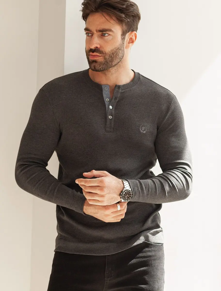 

Футболка, Серый;т.серый меланж