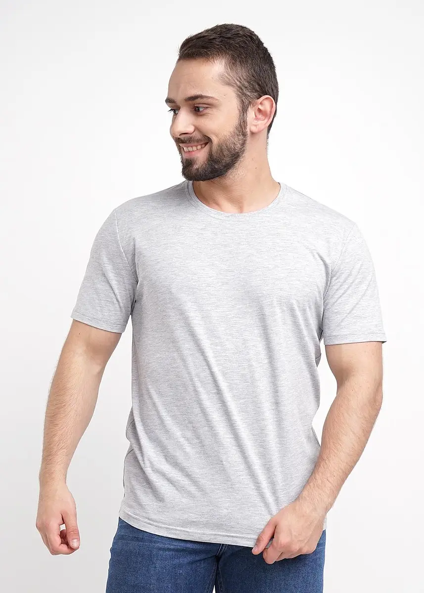 

Футболка, Серый;меланж св.серый