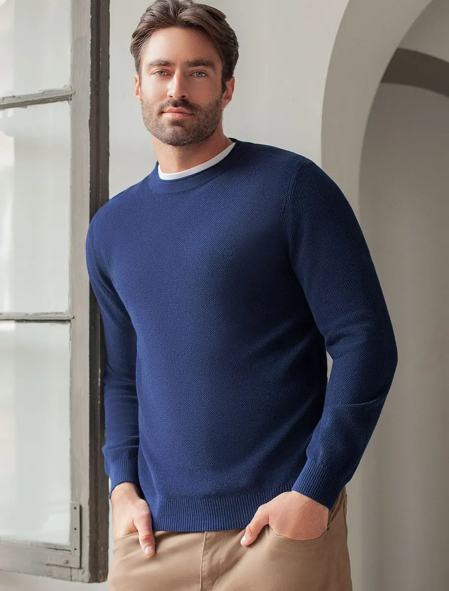 

Джемпер, Синий;темно-синий