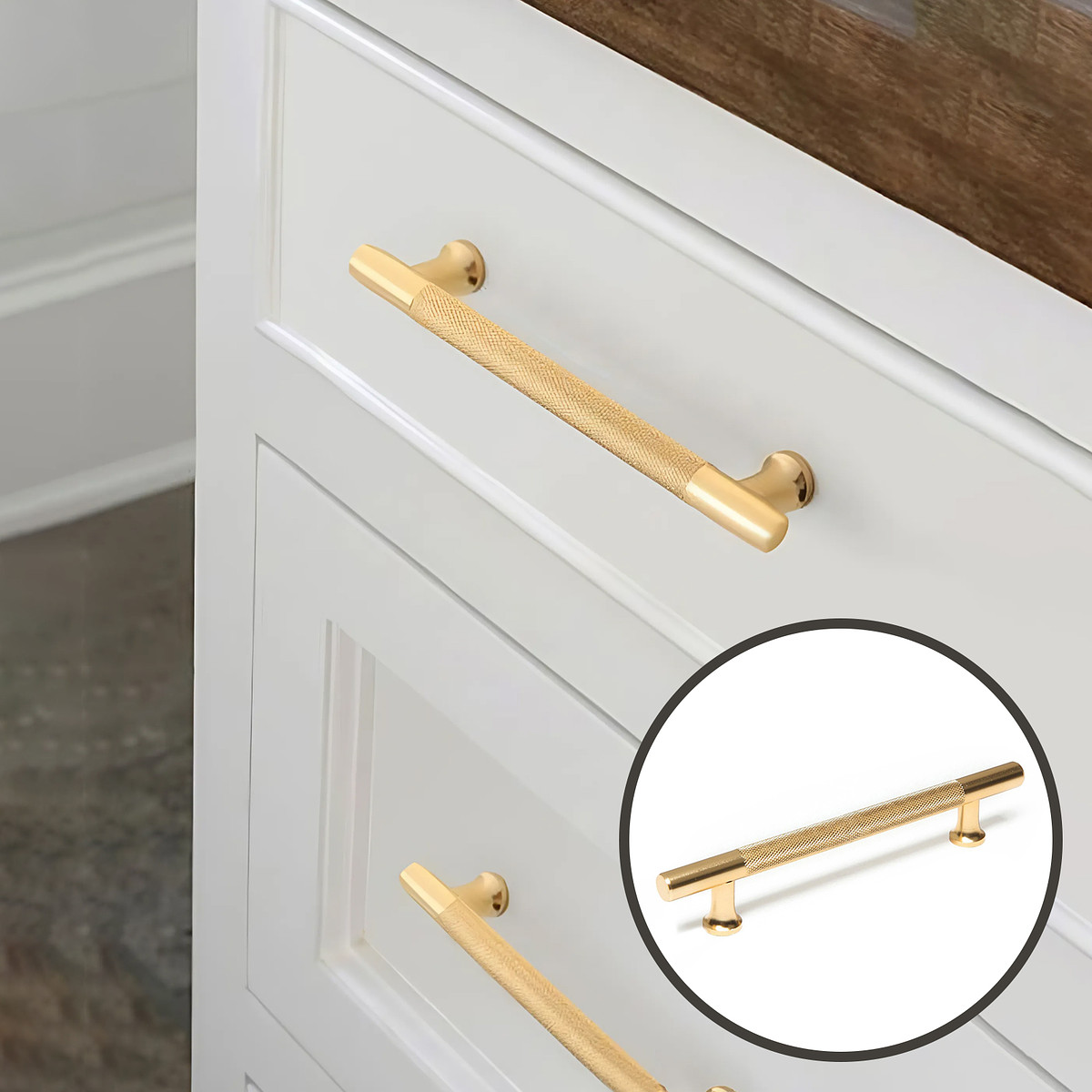 

Ручка-рейлинг cappio pimply, d=12 мм, м/о 96 мм, цвет золото, Золотистый;золото