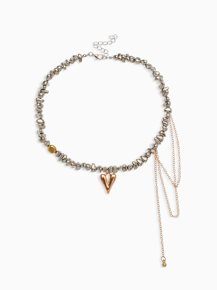 

Колье, Серебристый