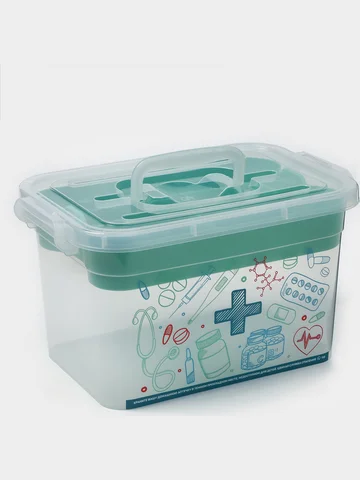 Аптечка с вкладышем, 6.5 л, 31×20×18 см