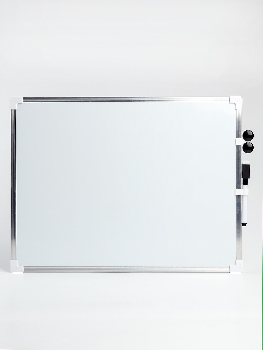 

Доска магнитная двусторонняя, 40×30 см, без крепления, Белый