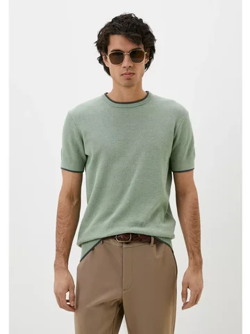 Футболка вязаная