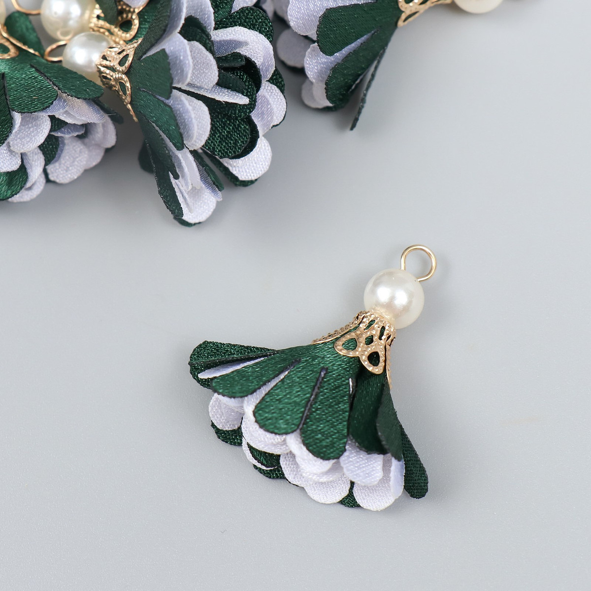 

Декор текстиль, Белый;зеленый