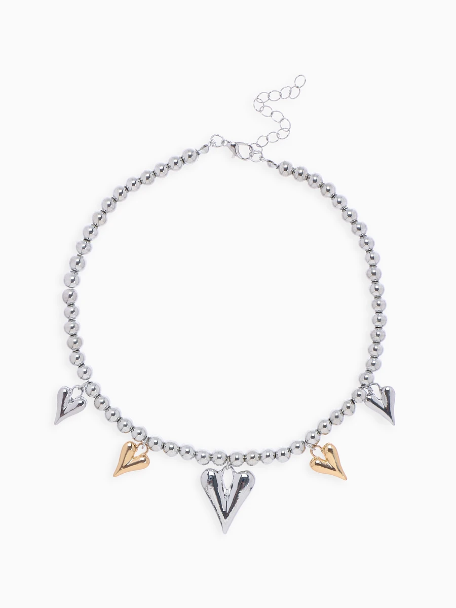 

Колье с подвесками, Серебристый