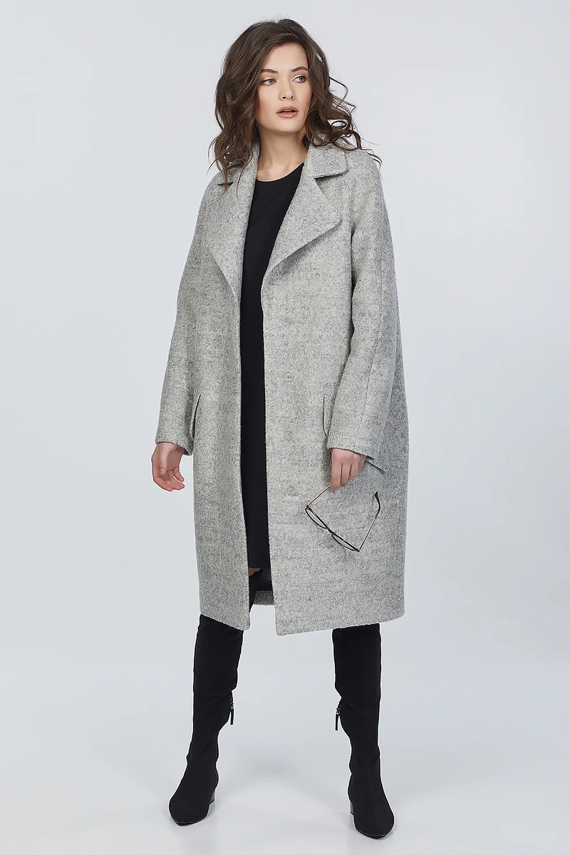 

Пальто, Серый;серый меланж