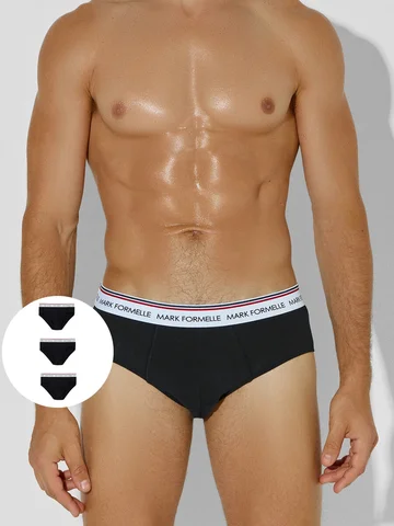 Трусы мужские плавки черные