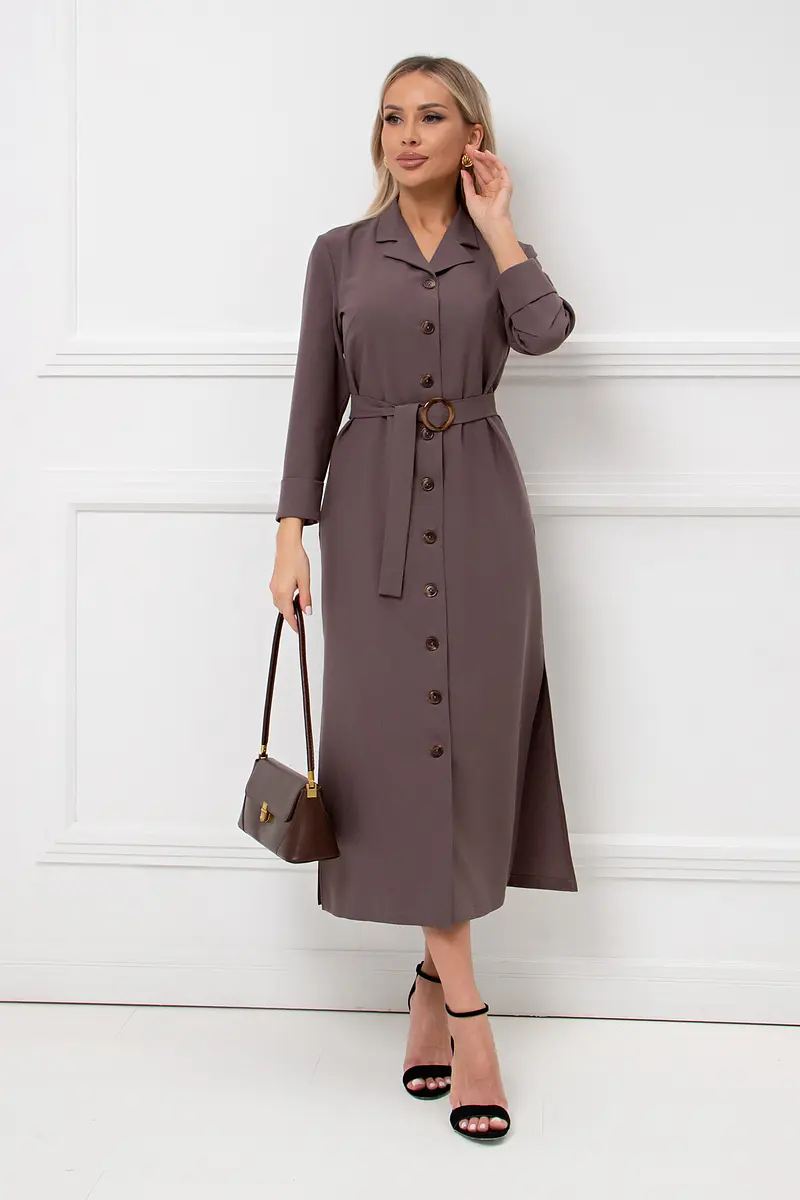 

Платье, Коричневый;мокко