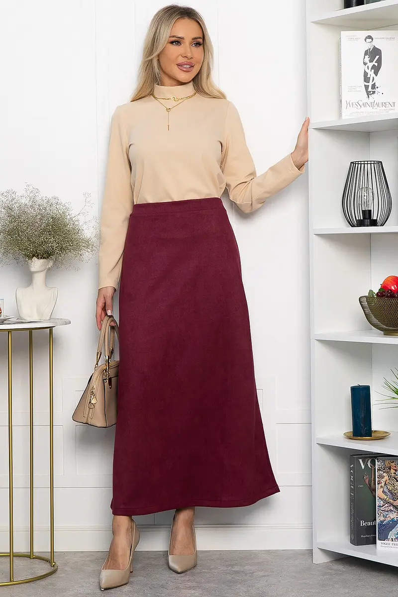 

Юбка, Бордовый