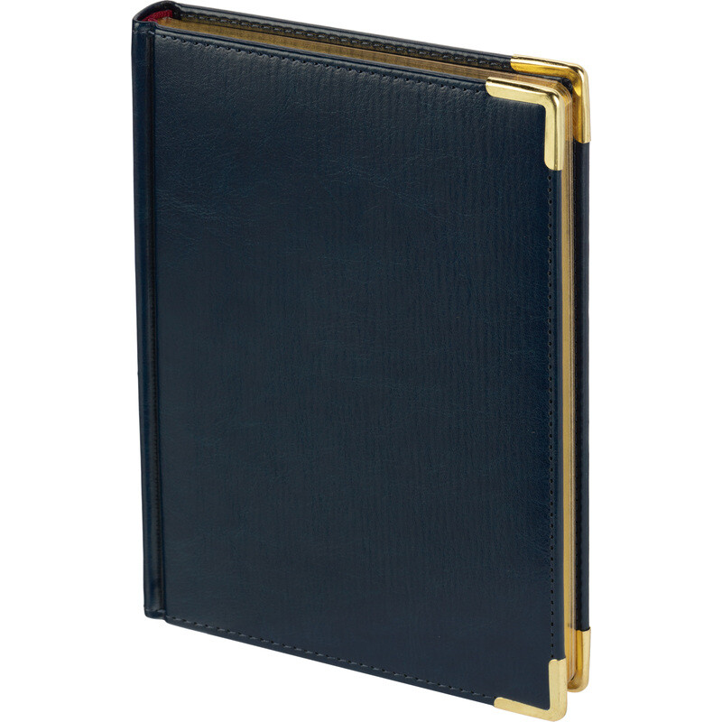 

Ежедневник недатированный Attache Sidney Nebraska искусственная кожа А5+ 136 листов синий (золотистый обрез)