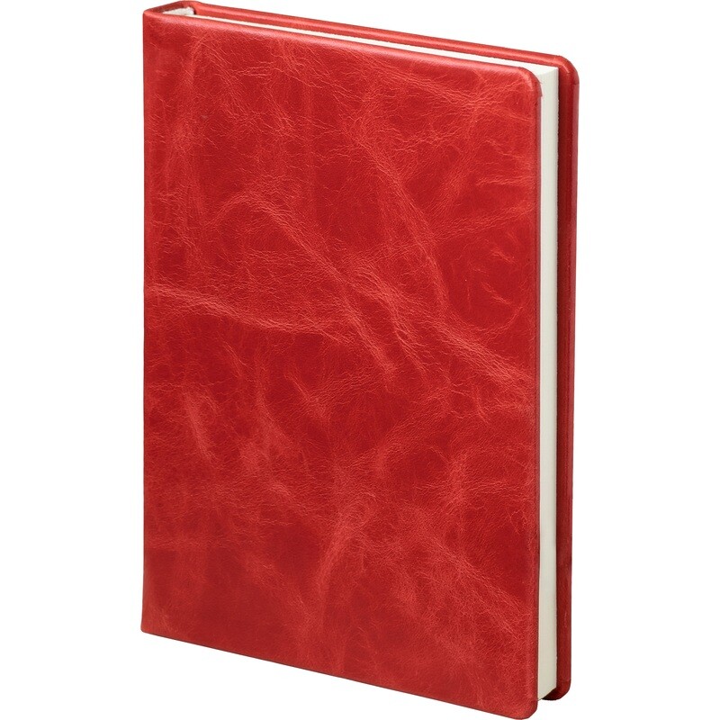 

Ежедневник недатированный Attache Pull Up натуральная кожа А5 136 листов красный