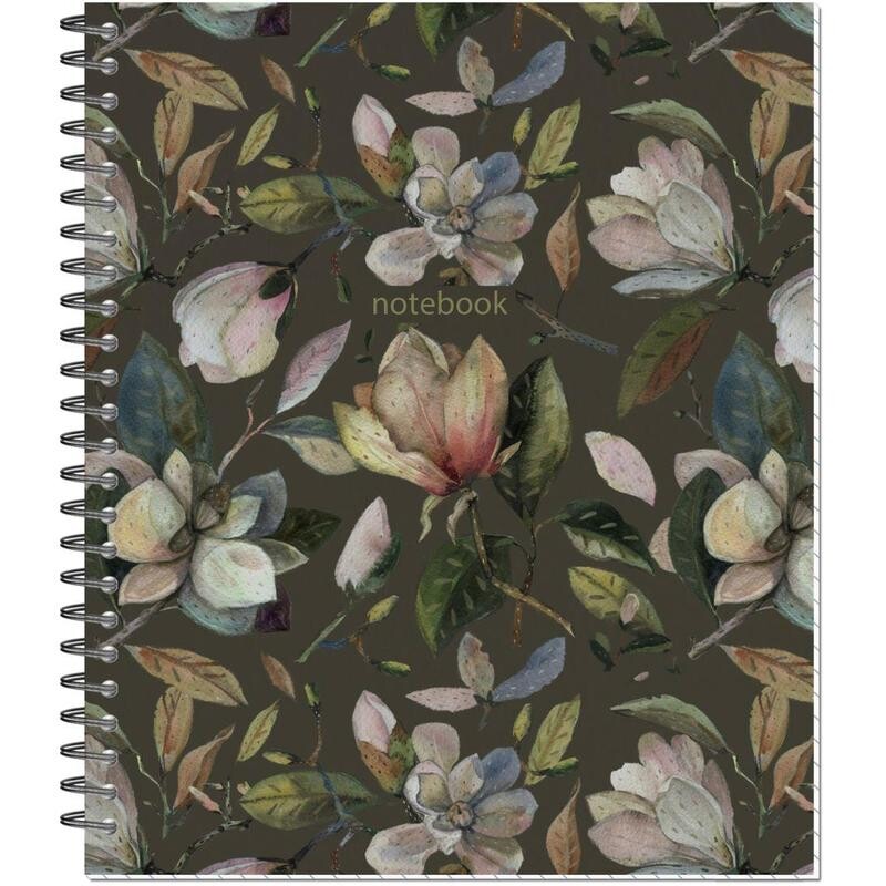 

Бизнес-тетрадь Attache Selection Принты А5 96 листов коричневая в клетку на спирали